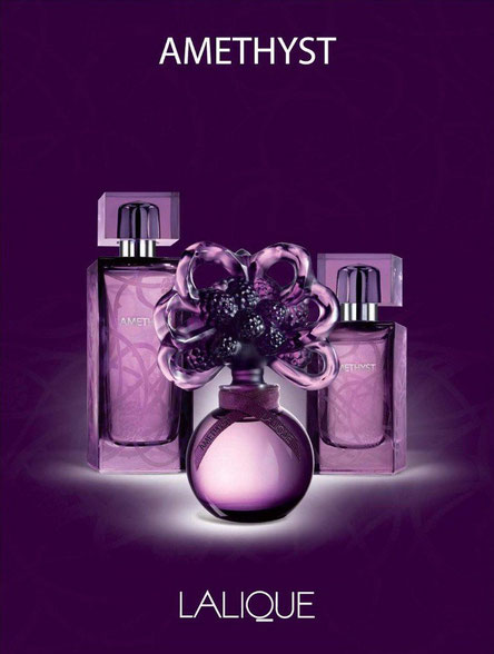 LALIQUE - AMETHYST : LA GAMME DES FLACONS