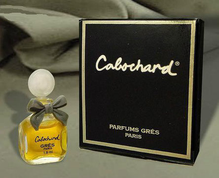 CABOCHARD - MINIATURE PARFUM 1,8 ML - VARIANTE : NOEUD EN  PLASTIQUE GRIS