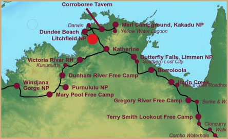 Roadtrip Australia, Litchfield Nationalpark, Florence Falls, Buley Rockholes