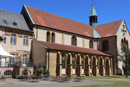 Kloster Marienfeld, Grundsteinlegung 1184, eines der bedeutensten Klöster Westfalens bis 1803. Auch hier waren Vorfahren hörig.