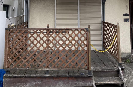 草加市ウッドデッキ解体費用
