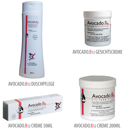 Avocado.B12 Produkte für hypersensible Haut