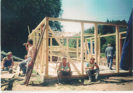 Bau des Waldhauses