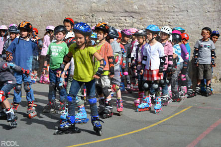 Rool - Apprentissage du Roller avec groupe d'enfants