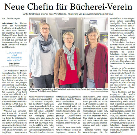 Neuer Chefin für den Bücherei-Verein