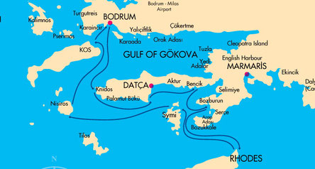 Gulet cabin charter south Greece island  Bodrum