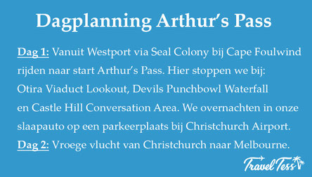 Daplanning Arthur's Pass