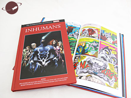 inhumans marvel comic superhelden-sammlung cover