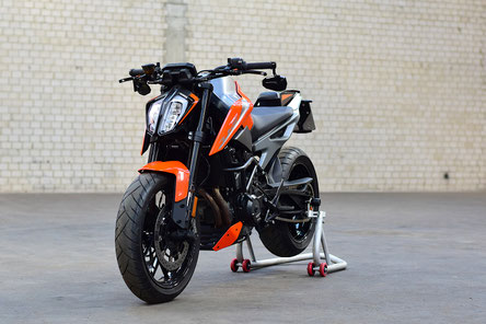 HIGHSIDER Victory Lenkerendenspiegel an KTM 790 Duke