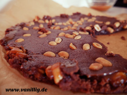Schokokuchen, Brwonie, Snickerskuchen, Schokolade, Schokogebäck