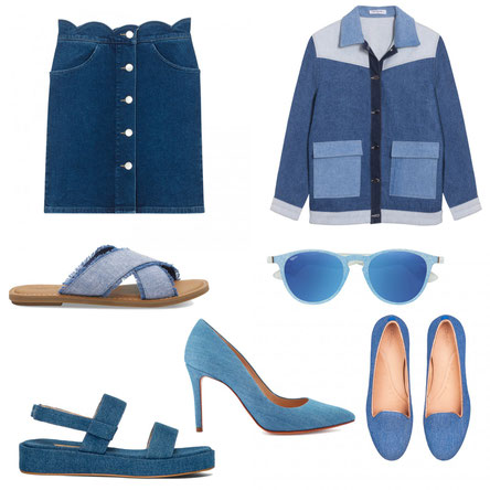 total look jean printemps-été 2018