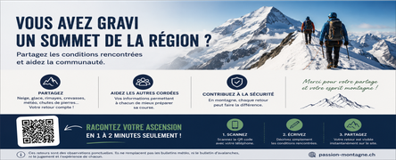 partage tes courses de la région en bas de page