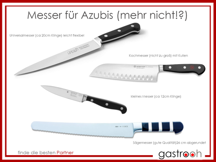 Messer für Azubis