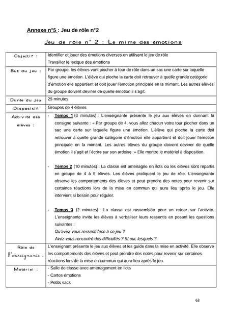 Empathie émotionnelle jeux de rôle PDF gratuit. Emotions. Sentiments. CPS CNV. Psychologie. Compétences psychosociales. Outil gratuit PDF.