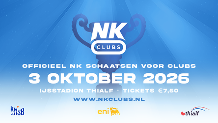 Hét schaatsevent voor clubs 