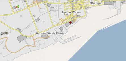 Hamar Jabjab district in Mogadishu