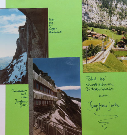 © Traudi - Das Foto rechts oben wurde gemacht vom Balkon unserer Ferienwohnung: Die Wengeralpbahn gleich nach Abfahrt vom Bahnhof.