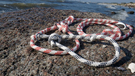 rope sheet Top-Line Tradition, 10 mm (red-white, marine-white pattern)