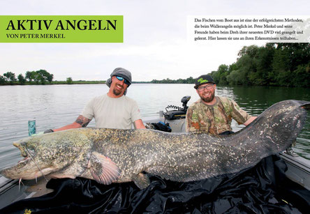 Patrick Haas und Peter Merkel zeigen Euch im Heft wie Wild Cat´z mit leichten Gerät Fische über 250cm fangen. 