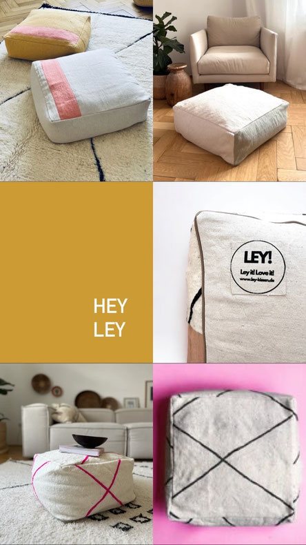 Bodenkissen Pouf Ley