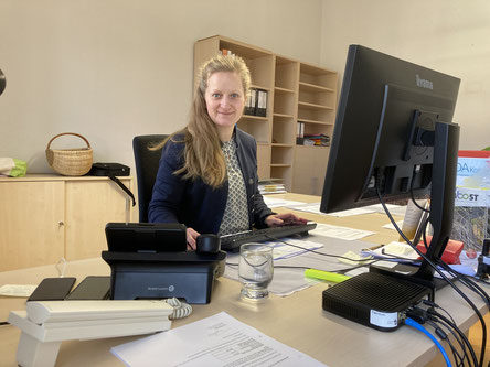 Tina Weishaupt ist seit September Verwaltungsleiterin im Bamberger Osten. Foto: Benjamin Kemmer