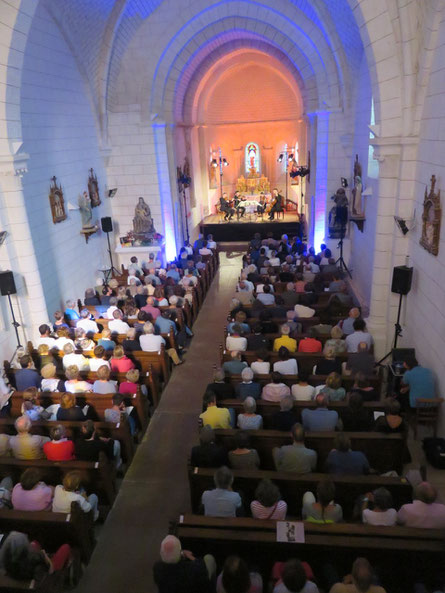 Quatuor Ébène au concert 'Les Chaises Musicales' Église St Leger © François Bigot