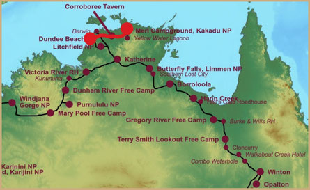 Roadtrip Australia, Kakadu Natonalpark, Dundee Beach, Fog Bay Road