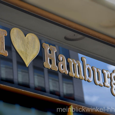Hamburg Liebe Schaufenster Hafencity Urlaub Souvenir