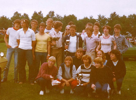 Teilnehmer beim Pfingst-Turnier in Musselkanaal 1981