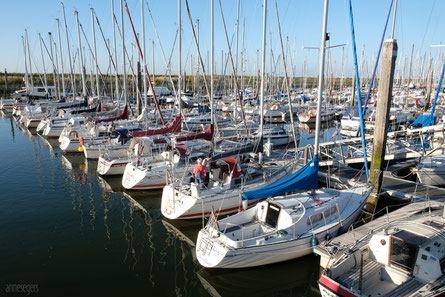 Le port de Colijnsplaat en Zélande 