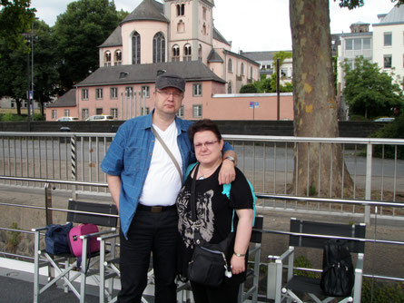 Ausschiffung in Köln am 14. Juni 2014