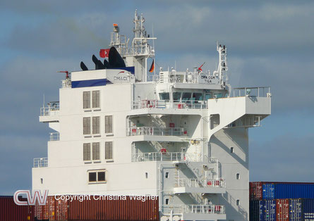 Containerschiff CMA CGM TIGA