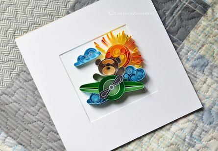 quilling , art, paper art, quilling paper art, animals quilling art, quilling bear, kids art, quilling kidsroom, paper,  quilling wall art, artwork, квиллинг, Larissa Zasadna, Лариса Засадная, Квиллинг бумага