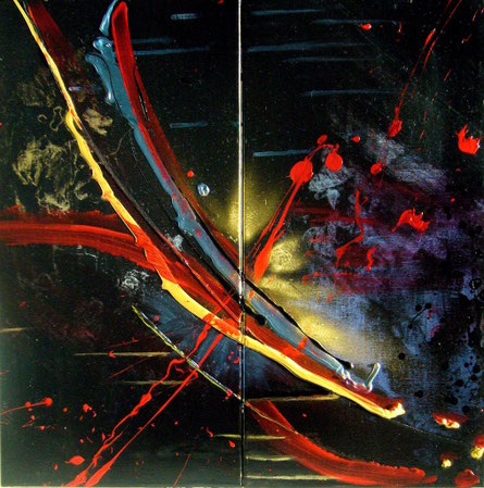 VENDUE - "Anomalie chromatique" - 60X60
