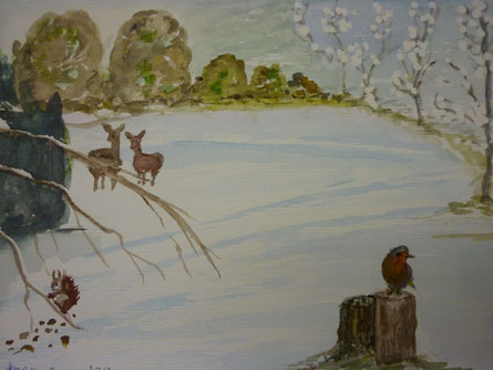 Okt. 2013 - Tiere im Schnee
