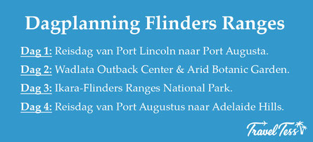Dagplanning Flinders Ranges