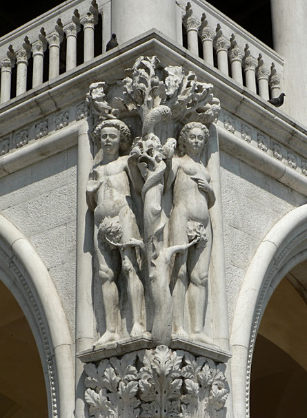 Bild 6; Der Sündenfall von Adam und Eva