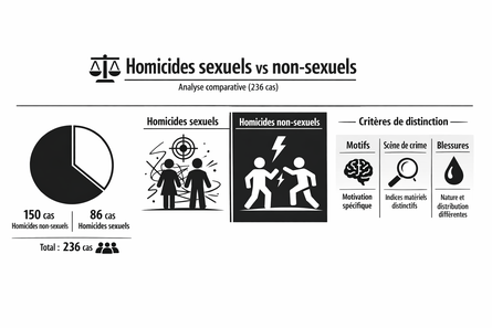 Homicides sexuels vs non-sexuels : Analyse