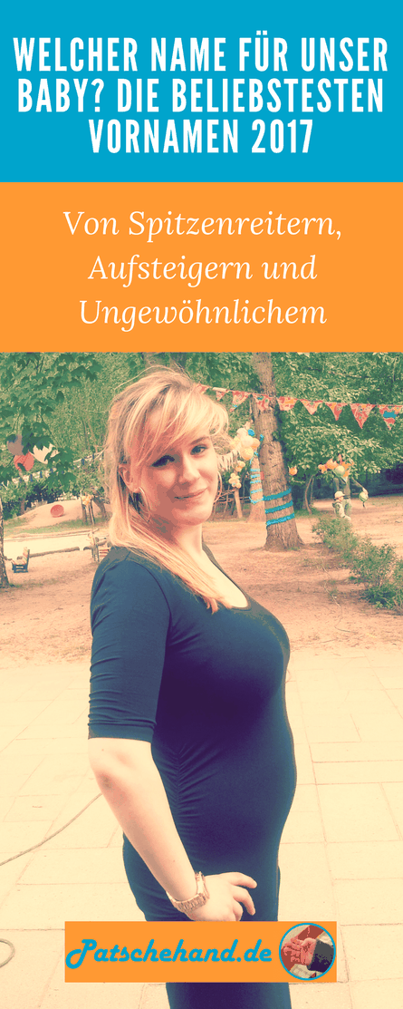 Mama-Bloggerin Jana von Patschehand.de: Schwanger und auf der Suche nach einem schönen Vornamen für Junior.