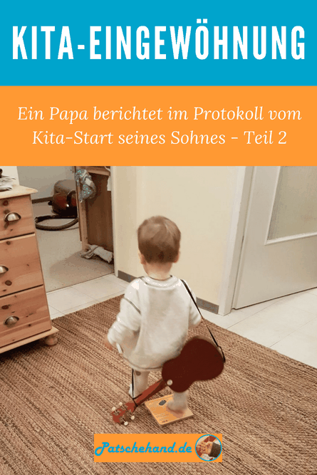 Thema Kita-Eingewöhnung: Grafik für Pinterest oder zum Teilen auf Mama-Blog Patschehand.de