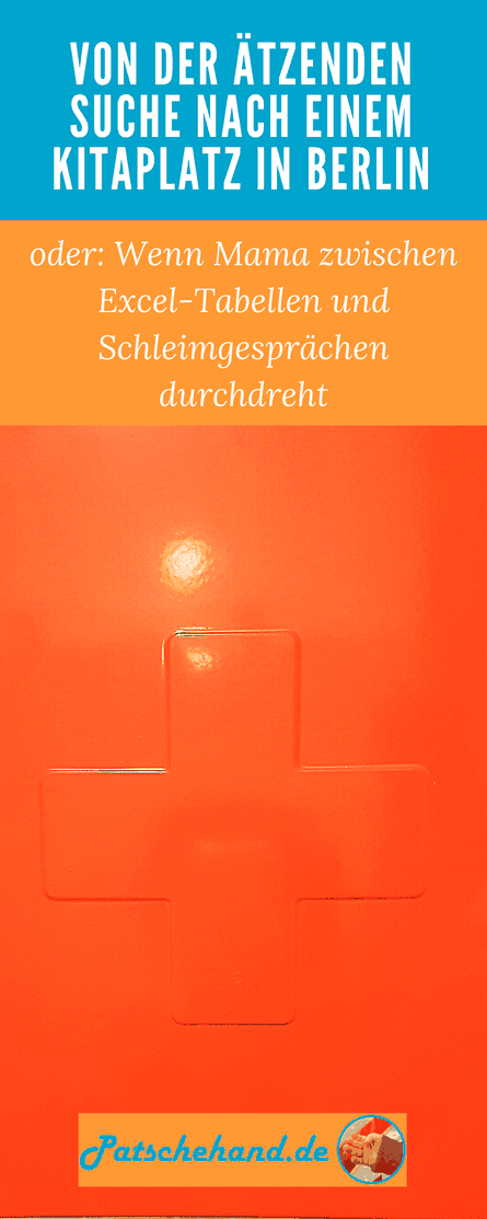 Grafik für Pinterestoder zum Teilen zum Thema Kitaplatz in Berlin gesucht