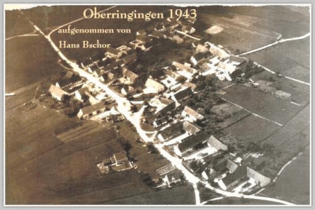 Luftbild von Oberringingen 1943