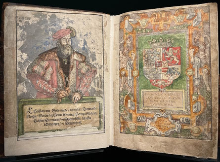 Danish Bible Christian III, colored pages