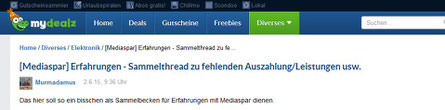 Internetrecherche Zeigt Ich Bin Kein Einzelfall Mediaspar Vodafone Erfahrungen