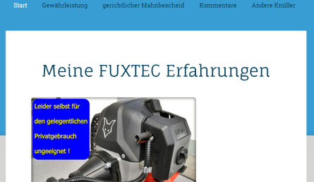 Fuxtec Erfahrungen