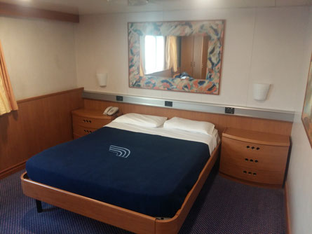 Notre cabine sur le Ferry...La classe non ?