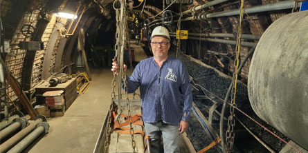 Seit der Gründung des Bergbau- und Geschichtsvereins am 21. November 2001 ist Markus Pliska aus Oer-Erkenschwick der 1. Vorsitzende.© Jörg Müller