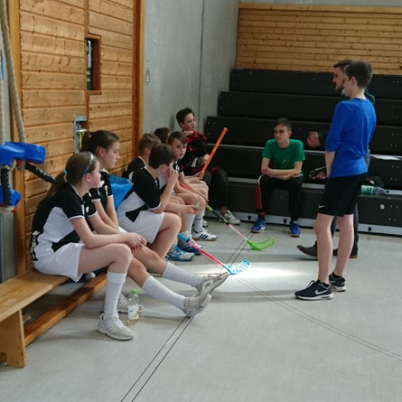 Die U13 von Floorball Mainz belegte in der Saison 2016/2017 einen respektablen Platz