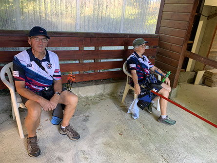 Une petite pause entre deux tirs... C'est court mais important