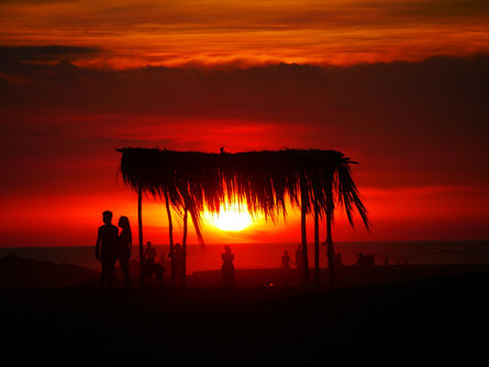 Sunset Las Penitas, Nicaragua